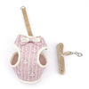 Set <span class=keywords><strong>Harness</strong></span> dan Tali Anjing Kucing Mewah 2025, Lembut, Anti Tarik, Dapat Disesuaikan, Custom untuk Berjalan - Product Image 5