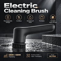 Brosse de nettoyage électrique multifonctionnelle portative pour salle de bain, baignoire, carrelage, joint, évier, cuisine, nettoyage domestique