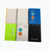 Carnet à spirales personnalisé à couverture rigide A6 PP avec découpe créative et impression