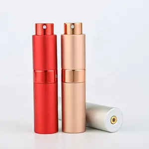 Empty 5ml 8ml Mini Bottom Refillable Aluminum Atomizer Perfume Spray Bottle Travel Pocket Parfum Gift Cosmetic Container