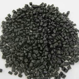 Échantillon gratuit Granules HDPE noir haute densité Granules de produit de recyclage noir moulé par tuyau naturel - Product Image 2
