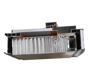 Puertas interiores de diseño de puerta de nido de abeja de aluminio para puerta interior OEM personalizada de gama alta - Product Image 4