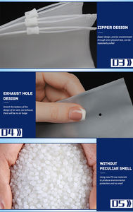 CTCX emballage en plastique givré fermeture éclair t-shirt <span class=keywords><strong>sac</strong></span> vêtements fermeture éclair <span class=keywords><strong>sac</strong></span> d'emballage en plastique fermeture éclair <span class=keywords><strong>sac</strong></span> plastique givré fermeture éclair - Product Image 5