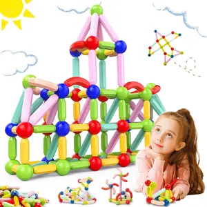 子供の柔らかいおもちゃビルディングブロックおもちゃ磁気ビルディングブロック磁気ビルディングスティックブロックおもちゃ