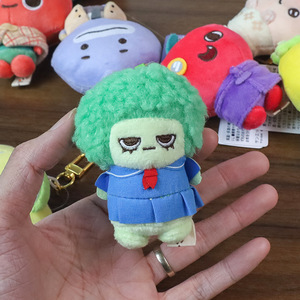Venta al por mayor de divertidos peluches de frutas y verduras: Brócoli, Limón, Fresa, Melocotón, Pimiento, Tomate, 8-10CM - Product Image 4