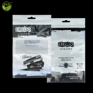 Tùy Chỉnh Xì Gà Nhôm Lá Túi Bao Bì Thực Phẩm Ziplock Pouch Rỗng Hổ Phách Lá Thuốc Lá Pouch Với Dây Kéo - Product Image 4