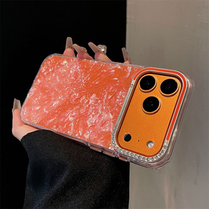 आईफोन 17 एयर 16 15 14 प्लस 13 के लिए 13 प्रो मैक्स राइनस्टोन मोबाइल कवर - Product Image 5