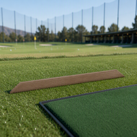 Diviseur de tee de golf à profil fléché vertical, marqueur de piste pour aire de practice extérieure, équipement de délimitation de baie d'entraînement en HDPE recyclé