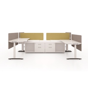 Home Furniture Manual Standing <b>Office</b> Desk Furniture Hand Crank <b>Table</b> Sit to Stand Desk Smart Standing Desk Adjustable Height - Product Image 3