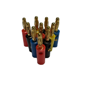 Chuối cắm adapter 4mm đồng thau 10A 250V đánh giá 2P mô hình 232 vạn năng DC cung cấp điện Oscilloscope thăm dò âm thanh video - Product Image 1