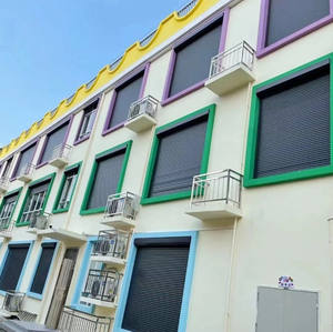 सफेद क्षैतिज आधुनिक एल्यूमीनियम रोलर शटर छत नेत्रहीन रंग चीन निर्माता से सीधे अनुकूलित रंग - Product Image 4