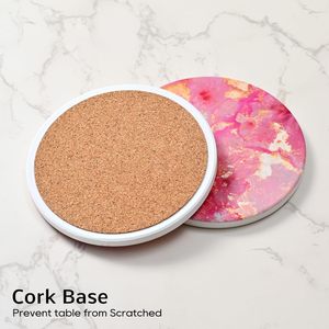Posavasos Redondos de Cerámica Personalizados al por Mayor, Posavasos para Tazas de Café, Empaque Exquisito, Posavasos para el Hogar y la Oficina - Product Image 5