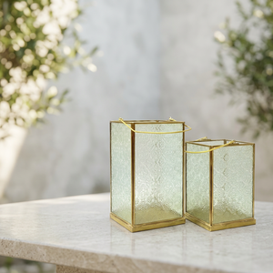 Manufacturers Customized Glass Brass Framed Hurricane <b>Candle</b> <b>Holders</b> for Home & Weddings Decoration - Product Image 4