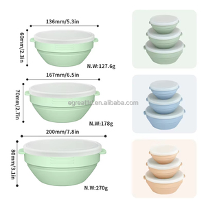 Kit de paniers de levage pliables en silicone pour la pâte à sourde, fournitures de boulangerie, outils de cuisson - Product Image 3