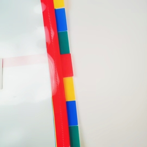 8 Tab rõ ràng nhựa tập tin chèn chất kết dính 3 vòng nhiều màu <span class=keywords><strong>A5</strong></span> chia thư mục <span class=keywords><strong>poly</strong></span> cho tài liệu PP chất liệu - Product Image 4