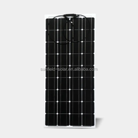 Sunfield Vente d'usine ETFE 100W 105W 110W 18V mono cellules semi-flexible 12V PV panneaux solaires pour bateau marin voitures fourgonnettes caravanes RV
