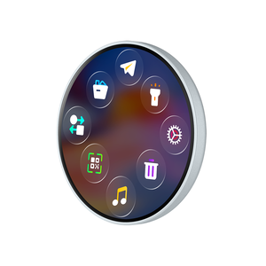 BJ01 - Botón con Pantalla Digital, Pin Electrónico con Pantalla LED IPS Dinámica para Navidad/Cosplay/Conciertos - Product Image 1