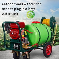 Pulvérisateur à moteur thermique Guide Green pour agriculture, 60/160/300L, 6.5HP, avec pompe, moteur, boîte de vitesses réglable