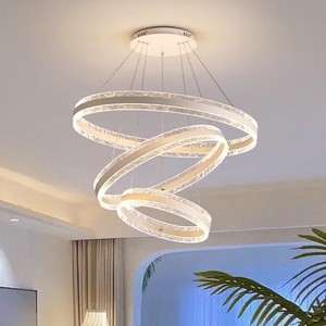 Современное освещение для гостиной, спальни, круглый подвесной светильник для домашнего офиса, люстры и подвесные светильники в нордическом стиле - Product Image 1