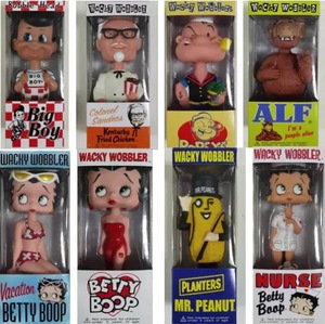 Nuevo Betty Poops Colonel Sanders Big Boy Mr. <span class=keywords><strong>Figuras</strong></span> <span class=keywords><strong>de</strong></span> juguete <span class=keywords><strong>de</strong></span> PVC estilo bobblehead <span class=keywords><strong>de</strong></span> Peanut's Vintage American para decoración del hogar y salpicadero - Product Image 1