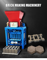 Machine à fabriquer des briques manuelles compactes à emboîtement, excellente performance, avec assurance qualité