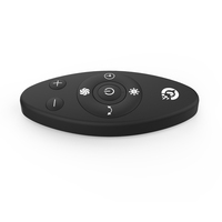 Télécommande universelle RCT4007 à 7 touches, code fixe, en plastique, pour ventilateur, chauffage, purificateur d'air