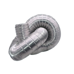 Tuyau de ventilation en aluminium de 55 mm et 65 mm de diamètre, résistant aux hautes températures, pour chauffe-eau, hotte aspirante, usage domestique - Product Image 1