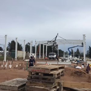 China Factory Price prefab metal pole barn steel structures Warehouses Building for Office Farm house <b>Workshop</b> Supermarket - Product Image 1