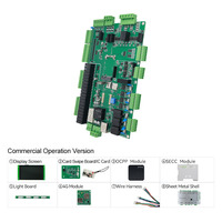 Placa base para cargador de vehículos eléctricos de CC de doble pistola de 80-480kW DCP890EU OCPP 1.6J/2.0.1 con módulo LCD, expandible solar, OEM