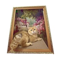 Matériaux écologiques peinture à l'huile grotte de chat Style européen maison de chat décor à la maison chat Condo