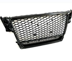 Grille en nid d'abeille RS4 2009-2012 avec <span class=keywords><strong>Quattro</strong></span> dans la maille inférieure | Grille avant A4/S4 de voiture B8 A4 - Product Image 4