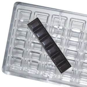 MHC Wholesale Eco-Friendly Food Grade 3D Diy Hard Plastic Polycarbonate Pe Material In Number Shape Acrylic Chocolate Molds