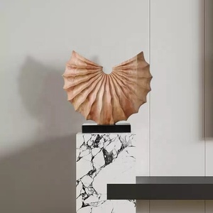 Medaglia in Legno Incisa Personalizzata Ispirata alla Scultura Astratta Moderna, Decorazione per Ingresso, Hall di Hotel, Showroom, Ufficio Immobiliare <span class=keywords><strong>RUYA</strong></span> - Product Image 2