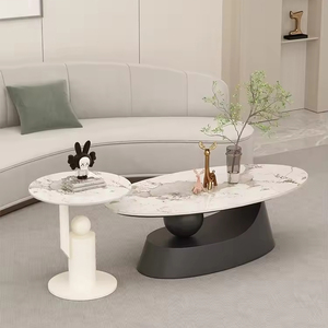 Bàn cà phê bằng đá cẩm thạch hợp thời trang với thiết kế cơ sở sáng tạo Nâng cao phong cách phòng khách của bạn - Product Image 6