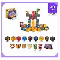 Juego de juguetes de cubo magnético Premium con bloques lisos de 2,0 cm y embalaje listo para regalo para la construcción de enfoque de aprendizaje sensorial