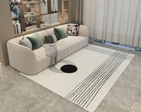 Tapis en Jacquard Wilton PP, fabriqué à la machine, antidérapant, écologique, résistant au feu, grande taille, doux et confortable, pour la maison, le salon