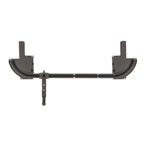 260 Degree <b>Wardrobe</b> Folding Door <b>Hardware</b> With Double Damper Track Wall Mount Modern Simple Style Zinc Alloy Iron Plastic - Product Image 2