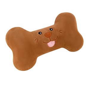 Nouveau créatif dessin animé <span class=keywords><strong>chien</strong></span> os oreiller coussin lavé ours en peluche jouet pour enfants maille <span class=keywords><strong>cadeau</strong></span> d'anniversaire pour les filles soulagement du Stress - Product Image 1