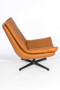 Tốt Nhất Bán Lớn Chéo Chân Xoay Giọng Ghế Hiện Đại Nâu Trắng Bông Bọc Nhà Văn Phòng Phòng Khách Phòng Ngủ Căn Hộ - Product Image 4