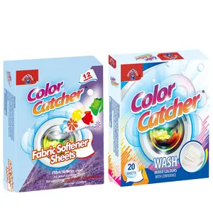 color catcher with stain remover laundry care products nonwoven fabric sheets from China