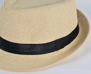 Ruban Chapeau De <span class=keywords><strong>Paille</strong></span> Chapeau De <span class=keywords><strong>Paille</strong></span> Noir Plage En Gros D'été Hommes pour Hommes Floppy Chapeau De <span class=keywords><strong>Paille</strong></span>. plaine Fedora Vie Quotidienne Adultes - Product Image 6