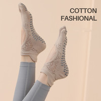 Chaussettes de fitness professionnelles, chaussettes de yoga antidérapantes pour femmes, chaussettes à cinq doigts