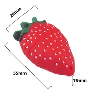 Memoria USB con Forma de Fruta, Pendrive de Dibujos Animados de Vegetales, Memoria USB con Forma de Fresa y Sandía, Regalo, 64GB 32GB 16GB 8GB 4GB