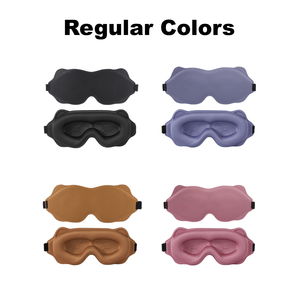 3D Beschwerte Schlafmaske, Verdunkelungs-Augenmaske zum Schlafen und Entspannen, Wimpernfreundliche Augenabdeckung, Schlafbrille in Pink/Schwarz mit Standardverpackung - Product Image 2