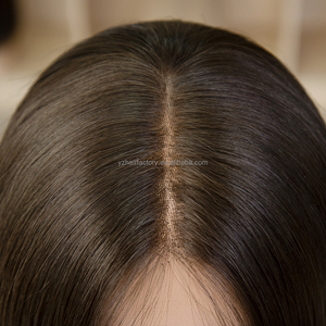 Luxury & smooth Self-production & sales Premium <b>Lace</b> Silk Top Long European Russian Human Hair Kosher Jewish <b>Wigs</b> - Product Image 3