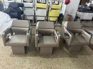 Muebles de peluquería Unidad de lavado trasero Salón Lavabo de cerámica Champú de belleza Silla Cama de champú - Product Image 4