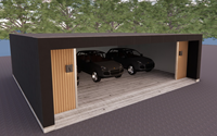 Maisons mobiles personnalisées en conteneurs, isolées, démontables, faciles à assembler, garages mobiles multi-usages