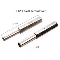 Jeu de tournevis de sécurité de haute qualité 3,8 mm 4,5 mm pour N64/SFC/GB/NGC (plastique ABS) – Reproduction neuve