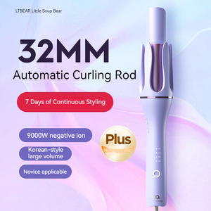 Professional Silk Portable <b>Mini</b> Auto Rotating Curling Iron Automatic <b>Hair</b> <b>Curler</b> with PTC Heater - Product Image 5