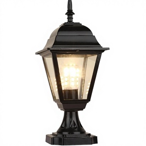 โคมไฟเสาประตูแบบวินเทจย้อนยุค LED IP65 E27 สำหรับสวน ประตูหลัก โมเดิร์น ภายนอกอาคาร - Product Image 6